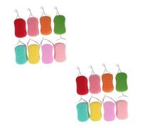 Beaupretty 16 Piezas De Esponja De Fibra De Baño Esponjas De Limpieza Para Uso Doméstico Depurador De Baño Para Niños Toalla De Baño Del Bebé Esponjas De Baño Para Ducha Esponja De Espuma