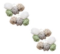 Beaupretty 16piezas Esponjas De Ducha Exfoliantes Esferas De Baño Suaves Accesorios Para Cuidado Corporal Limpieza y Exfoliación De Piel