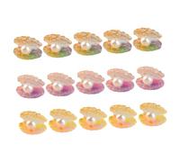 Beaupretty 18 Piezas de Brillantes para Manualidades Decoración de Peceras Miniaturas de Resina Juguetes DIY Amuletos para Mini Casas de Muñecas Decoración de Acuarios Multiescenario