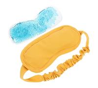 Beaupretty 1juego Máscara De Ojos De Gel Frío y Calor De Algodón Dormir Casa y Camping Paquete De Gel Desmontable