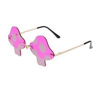 Beaupretty 1par Gafas De Sol De Diseño Único De Forma De Hongo Lentes Coloridos Para Fiestas y Vacaciones Gafas Funky y Modernas Para Mujeres Protección Uv Estilo Veraniego