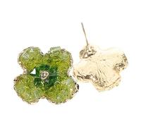 Beaupretty 1par Pendientes Elegantes Para Mujer Aretes De Estudio Brillantes De Diseño Único Forma De Flor Joyas De Moda Para Ocasiones Especiales y Uso Diario