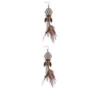 Beaupretty 1Par Pendientes Largos de con Diseño de para Mujer Joyería de Oreja Elegante y Romántica