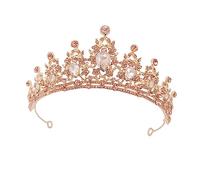 Beaupretty 1Pieza Banda para Cabello de Novia con de Pedrería Elegante Accesorio para Bodas y Celebraciones para Mujeres y Niñas
