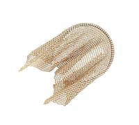 Beaupretty 1pieza Diadema De Moda Brillo De Strass Diadema Ancha Color Dorado Para Fiestas y Eventos Especiales Complemento Elegante Para Mujeres y Niñas