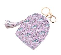 Beaupretty 1Pieza Monedero Infantil de Dibujos Animados Mini Bolsa de Almacenamiento para Auriculares Diseño Único de Unicornio Ligera y Práctica para Guardar Monedas