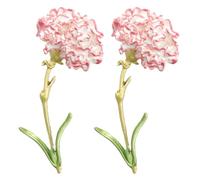 Beaupretty 2 Broches De Clavel Para Mujer Broche De Flores Para Cárdigan Broche De Clavel Para Solapa Broche Floral Decorativo Broche De Flores Para Solapa Broche Para Chal Broche De