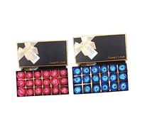 Beaupretty 2 Cajas de flores de jabón artificial flowers flor artificial mothers day jabón perfumado women valentines day present jabón de rosas jabón de flores