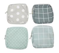 Beaupretty 2 Juegos Bolsa De Almacenamiento De Toallas Sanitarias Bolsas De Almacenamiento De Toallas Sanitarias Para Ropa De Cama Bolsa De Cambio De Efectivo Kit De Maquillaje Para 4 Uds * 2