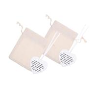 Beaupretty 2 juegos Colgantes Corazón Acrílico para Colgar Señal de Agradecimiento para Amigos y Familia Decoración para Coche Estantería y Árbol de Navidad