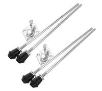 Beaupretty 2 Juegos Metal Bass Drum Legs Anti-skid Floor Tom Holder Bracket Ergonomic Playing Experience Stable Foot Pedal Support For Percussion Kits