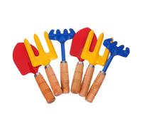 Beaupretty 2 Juegos Palas de Jardinería para Juguetes de Pala Floral Colorida con Mango de Madera Kit de Herramientas para Deshierbar y Trabajar la Jardín Exterior Infantil