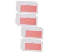 Beaupretty 2 Juegos Papel Encerado Tiras Depilatorias Faciales Papel Depilatorio Corporal Tiras De Cera Facial Herramienta De Depilación Del Brazo Recortadora Plantilla Rojo 12 Piezas * 2