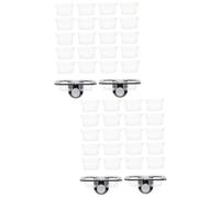 Beaupretty 2 Juegos tazón de Reptil comedero de Agua para Reptiles alimentador de gecos Bol Animal comedero para Reptiles repisa de alimentación de Vasos Dobles Lagartija Ventosa arbóreo