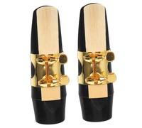 Beaupretty 2 Ligaduras Para Saxofón Alto En Bemol Boquilla Para Saxofón Alto Piezas Para Instrumentos Musicales Accesorios Para Instrumentos Musicales Boquilla De Metal
