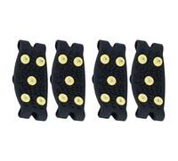 Beaupretty 2 Pares Antideslizantes Grampas para Zapatos y Adultos Cubiertas Antideslizantes Dientes con Hebilla Material TPE Resistente y para Senderismo Escalada y Invernal Pack