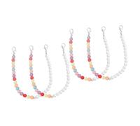 Beaupretty 2 Pares Cadena De Zapatillas De Perlas Mujer Encanto Hechizas Delicado Cadenas Cadena De Zapatos Para Botas Accesorios De Joyería Para Zapatos Perlas De Imitación