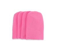 Beaupretty 2 pares de guantes de parafina, guantes de rizo, encerado, guantes aislados, de algodón, para baño de parafina (rosa)
