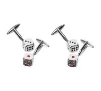 Beaupretty 2 Pares Gemelos de Camisa para Cufflinks de Metal Accesorios Elegantes para Traje y Ocasiones Especiales