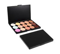 Beaupretty 2 Piezas 15 ocultador cosmético equipo Correctores de 15 colores. camuflaje lleno pro maquillaje maquilhagem Corrector de color de 15 tonos. corrector facial cáscara de plástico