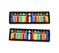 Beaupretty 2 Piezas Abaco Aritmético Infantil de Dígitos para Aprendizaje Matemático Juguete Educativo de Cálculo para Niñas Herramienta Portátil de y Estudiar