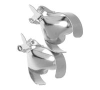 Beaupretty 2 Piezas Apagavelas de Metal y Jarros en Forma de Corazón para Aromaterapia Decoración Delicada Que Previene el Ahumado de Mechas, Adecuado para Fiesta Verano y Celebracion Otono