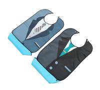 Beaupretty 2 Piezas Babero Adulto Baberos Ancianos Lavables Baberos Para Hombres Baberos De Comedor Baberos Adultos Para Ancianos Poliéster Mayor Avanzado Suministros De Alimentacion