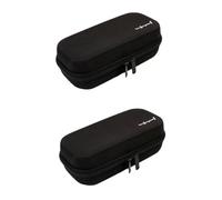 Beaupretty 2 Piezas bolsa de enfriamiento Frío estuche de viaje enfriador de medicamentos neceser termico bolsas almacenaje tote enfriador de insulina bolsa de insulina Eva Black