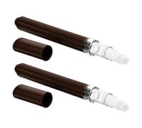 Beaupretty 2 Piezas Brillo De Labios Suministro De Manicura De Aceite De Uñas Vacías Bolígrafo De Aceite Para Cutículas Recargable Botellas Vacías De Esmalte De Gel El Plastico Coffee