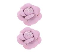 Beaupretty 2 Piezas Cabezas Cuero Sintético para Manualidades y Decoración Diy de Violeta para Teléfonos