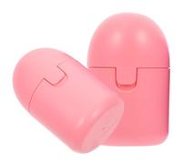 Beaupretty 2 piezas Caja Esterilizadora para Copas Organizador Portátil Rosa para Artículos Microondas Limpiador Femenino Compacto y Ligero para Viaje y Uso Diario