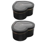 Beaupretty 2 Piezas Cajas Tapa para Perfumes y Maquillaje Caja para San Valentín y Ocasiones Especiales