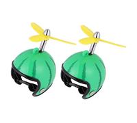 Beaupretty 2 Piezas Casco para Mascotas Casco de Ligero y Duradero para Pollo y Aves Accesorio Protector contra Sol y Lluvia Sombrero Divertido para Pequeños Animales