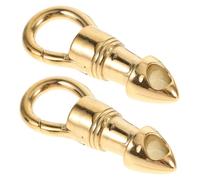 Beaupretty 2 Piezas Cierre de Acero Inoxidable para Collares y Pulseras Broche Cónico Resistente y Rápido para Amuletos Budistas y Bisutería Diy Color Dorado