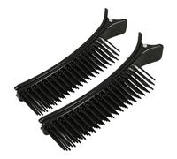 Beaupretty 2 Piezas Clip De Estilo De Salón Clip De Plástico Del Rodillo Caliente Clip De Seguridad Para Rizador Caliente Abrazadera De Rodillo Caliente Clips De Rodillos Pd Black