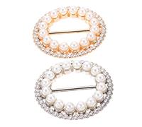 Beaupretty 2 Piezas Clips para Camiseta y Bufanda Hebillas Decorativas para Anillos para Pañuelos y Accesorios Elegantes para Mujeres