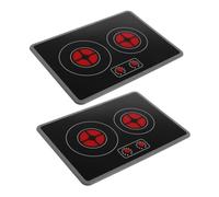 Beaupretty 2 Piezas Cocina de Inducción Simulada para Juguete de Cocina con de Luz y Sonido Accesorios para Cocinar y para Actividades y Educación Preescolar Sin Batería