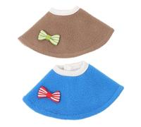 Beaupretty 2 Piezas Collares Protectores para Pájaros Collar de Cuello Antipicoteo para con Diseño Chic y Seguro Azul y Marrón Color Aleatorio Color Aleatorio