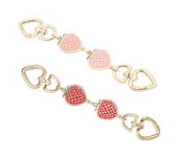 Beaupretty 2 Piezas De Accesorios De Cadena Para Bolso De Fresa Bolsos De Bandolera Bandolera Para Mujer Reemplazos Bolsos De Mujer Cadenas Para Monedero Cadena Extensora Para