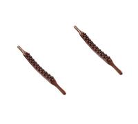 Beaupretty 2 Piezas De Palo De Masaje Raspador Para Cuello Herramienta De Mano Para El Profundo Masajeador De Yoga Rodillo Terapéutico Para El Muscular De Hombros