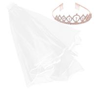 Beaupretty 2 Piezas Diadema Velo De Novia 2uds Diademas Women Ligas Delirio Novia Para Ser Decoraciones Dama De Honor Diadema Nupcial Pasadores De Pelo Para Boda De Mujer Joyas Tela