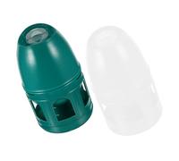 Beaupretty 2 Piezas Dispensador de Agua para Palomos y Aves de Unidades de Blanco y Verde Bebedero Práctico y Fácil de Limpiar para Jaulas y Uso Doméstico