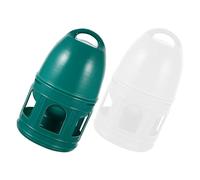 Beaupretty 2 Piezas Dispensador de Agua para Palomos y Aves de Unidades de y Verde Bebedero Práctico y Fácil de Limpiar para Jaulas y Uso Doméstico