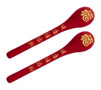 Beaupretty 2 Piezas Grifo de Meridiano de Salud Palos de Masaje Gua Sha Herramientas de Masaje de Espalda Hogar Oficina Manual Diseño de Palabra de Suerte