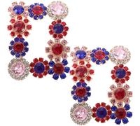 Beaupretty 2 piezas Hebillas para Zapatos de Cristal con Flores de Diamantes de Imitación Clips Decorativos para Mujer Accesorios Elegantes para Sandalias y Zapatillas de Boda