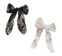 Beaupretty 2 Piezas Horquilla de Lazo de Encaje para Cabello Accesorio para Mujer Uso Exterior