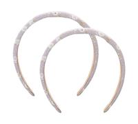 Beaupretty 2 Piezas Horquilla Diadema de Tela Estampada Floral Diademas Anchas para Mujer Moda Casual Banda Pelo Mujer