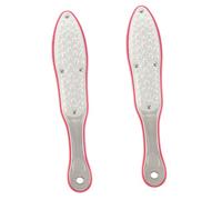 Beaupretty 2 Piezas Lima Para Pies De Acero Inoxidable Escofina Para Pies De Metal De Pie Herramienta De Pedicura De Pie Removedor De Callos De Mano Cuidado Abdominales Raspador