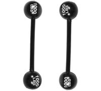 Beaupretty 2 piezas Mancuernas Inflables Gruesas Fiesta y Deporte Props Divertidos Accesorios Eventos y