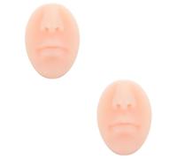 Beaupretty 2 Piezas Molde de silicona para boca y nariz. nariz de silicona modelo de nariz 3d modelos práctica de perforación piercing en la nariz modelo oído herramienta suministros moho